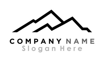 simple brand adventure mountain