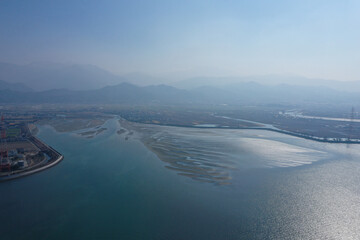 愛媛県西条市　加茂川　河口