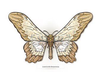 Set of insects: beetles, butterflies, moths, dragonflies. Etymologist's set. Clip art, set of elements for design Vector illustration.