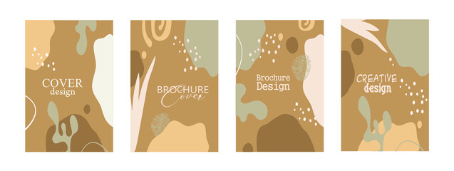 Creative design with colorful font and lettering. Cards and caps background.