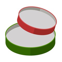 jar metal lid, Garbage recycle bin. Vector illustration of trash container classification. Cartoon plastic, glass, metal, organic, paper trash for dustbins isolated on white