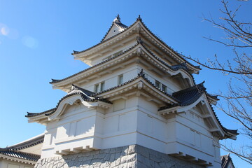 中世の日本の城を再現（関宿城博物館）
