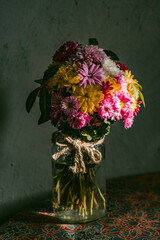 still life with flowers