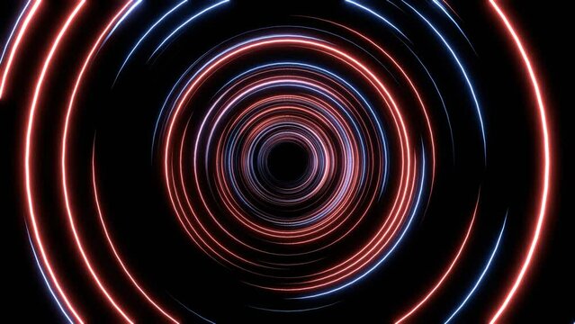 トンネル VJ 円 輪 回転 渦 青 赤 [ループ対応] [別Verあり]