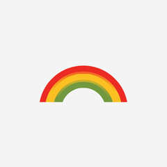 Vector illustration of a rainbow