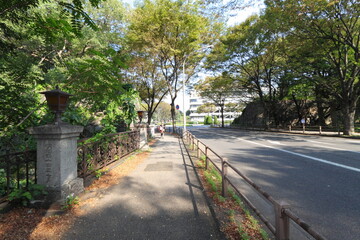 名古屋城　三の丸本町御門跡の石垣　愛知県　名古屋市
