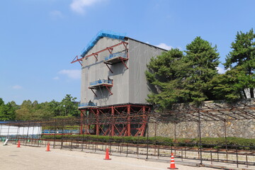 名古屋城　西南隅櫓(工事中)　愛知県　名古屋市