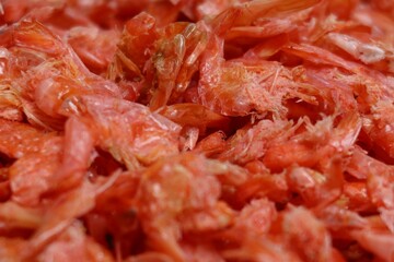 shrimp in a market