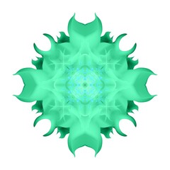 A beautiful fairy flower. A fantastic unusual flower. A unique abstract illustration. A beautiful image will decorate design projects and ideas.