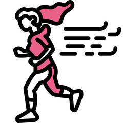 runner one color icon