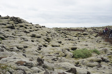 Beautiful scenery of land in Iceland.
