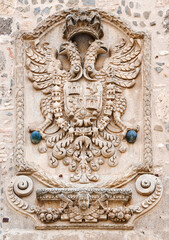 detail of the door of a church