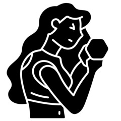 excercise solid icon