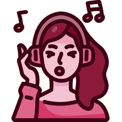 listening Two Tone icon