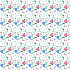 beautiful seamless pattern with multicolored colors and lines