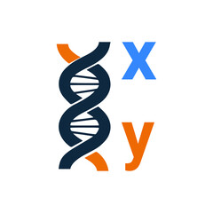 Chromosome, dna, molecule icon. Simple editable vector graphics.