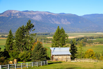 Creston Valley Kootenay Farmland British Columbia Canada