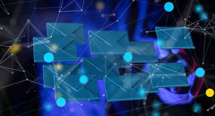 Email Inbox Electronic Communication Graphics Concept