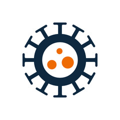 Virus, bug, bacteria icon. Simple editable vector graphics.