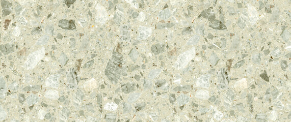 natural green terrazzo stone texture background tiles design slab flooring mosaic pattern vitrified...