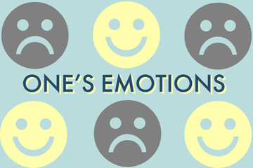 emoji showing emotions , sad and happy