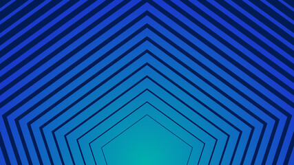 abstract blue pentagon lines wallpaper. modern and futuristic wallpaper background pattern.