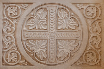 Handmade church texture. Background in the holy place.