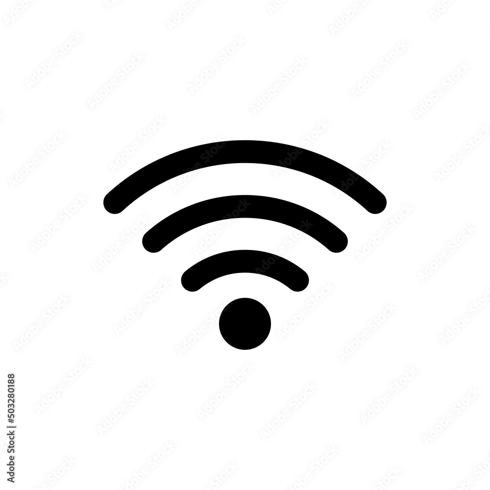 Sticker Wifi sign icon