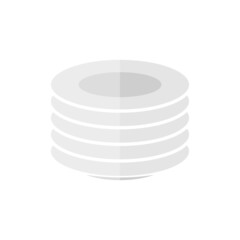 Plate flat icon