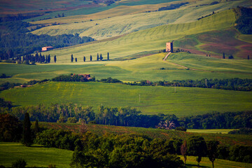 Val d'Orcia, Toscana. Panorami