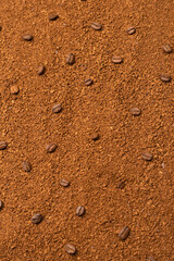 Instant coffee isolated on a background.