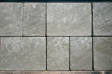 Concrete or cable gray pavement slow or stones for floor, wall or path.