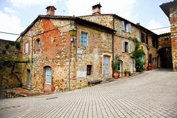 Fototapeta na wymiar Castello,Murlo,siena, toscana, italia, borgo, medievale