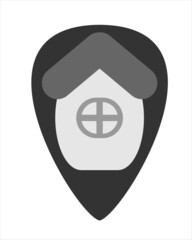 Simple house point vector logo,
suitable for use by companies engaged in property and renovation, our main product is decent housing with strategic places and affordable prices.
we want to convey a se