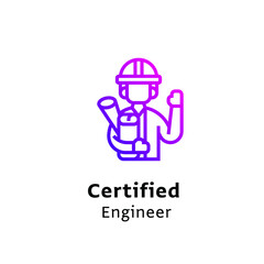 business icons selections purple color