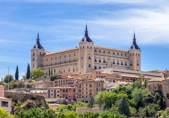 View of the Alcazar in Toledo