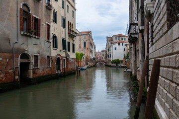 Fototapeta na wymiar Canal In Venice, Italy.