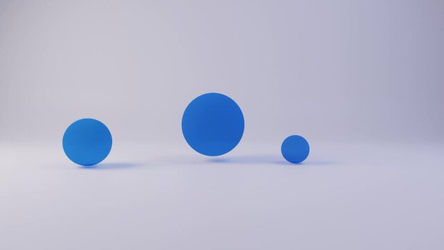 blue soft ball animation.