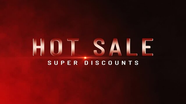 Hot sale. Greater summer discounts (dumping,%, percentages, purchases, sale). Artistic intro. Quick Time, h264, 16-bit color, highest quality. 3D animation. Smooth gradation of color, without banding 