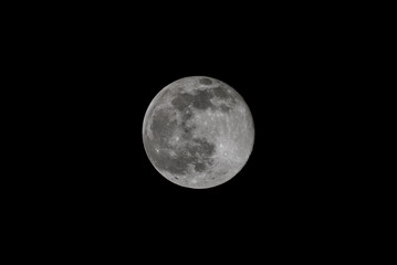 Księżyc w pełni 99.7% - obrazy, fototapety, plakaty