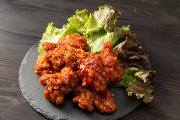ヤンニョムチキン　ヤンニョンチキン