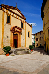 Cetona, borgo medievale, Toscana. Italia