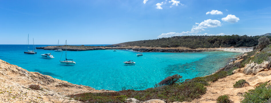 Mallorca | Majorca | Cala Varques &ndash; abgelegenes Strandparadies bei Porto Cristo | Spanien | Panorama