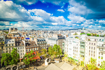 Naklejka premium Square of Georges Pompidou, Paris