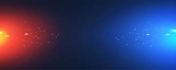 Abstract background with light effects. VS shining design