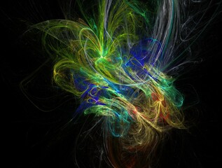 Imaginatory fractal abstract background Image