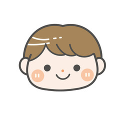 保育園児（男の子）の顔