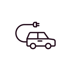 Electric Car Icon