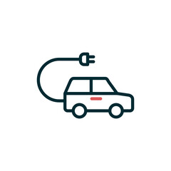 Electric Car Icon