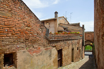 Obraz premium Certaldo, Toscana, Siena